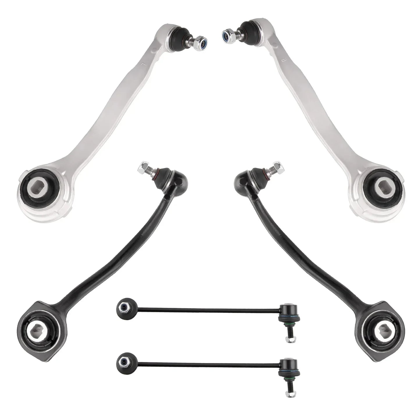 Suspension Kit Front Øvre Nedre Kontrolarm Svingstangsled til Mercedes Benz