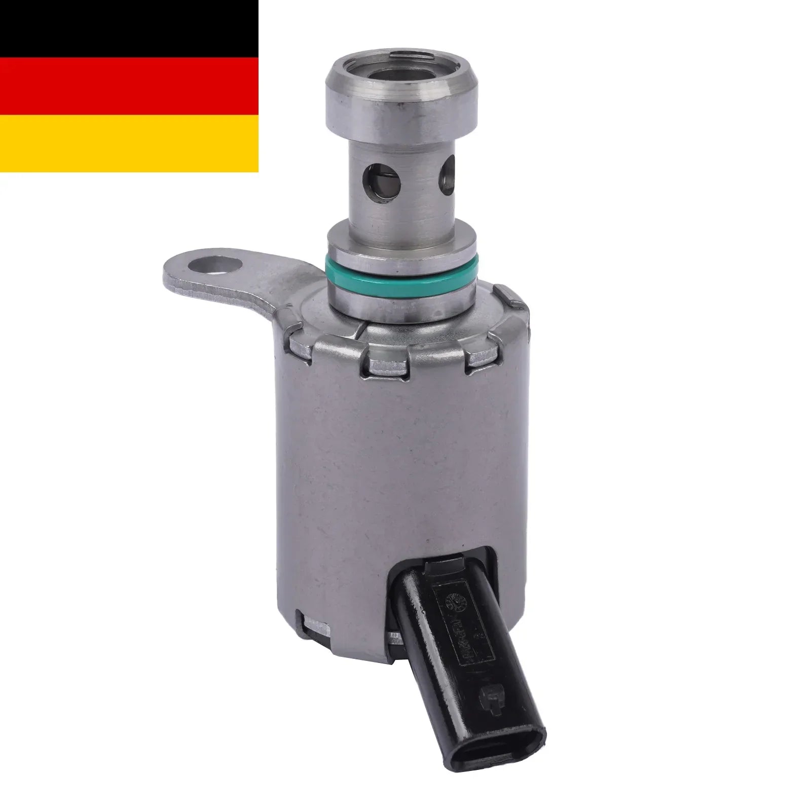 Silver metallic zawór solenoidowy ap03 z zielonym o-ringiem i czarnym złączem do land rover range rover sport