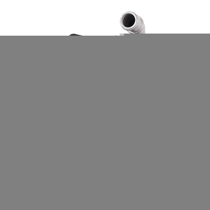 Srebrna metaliczna rura wydechowa z cylindrycznym polerowanym wykończeniem do zaworu egr 04l131501n dla vw passat audi a5