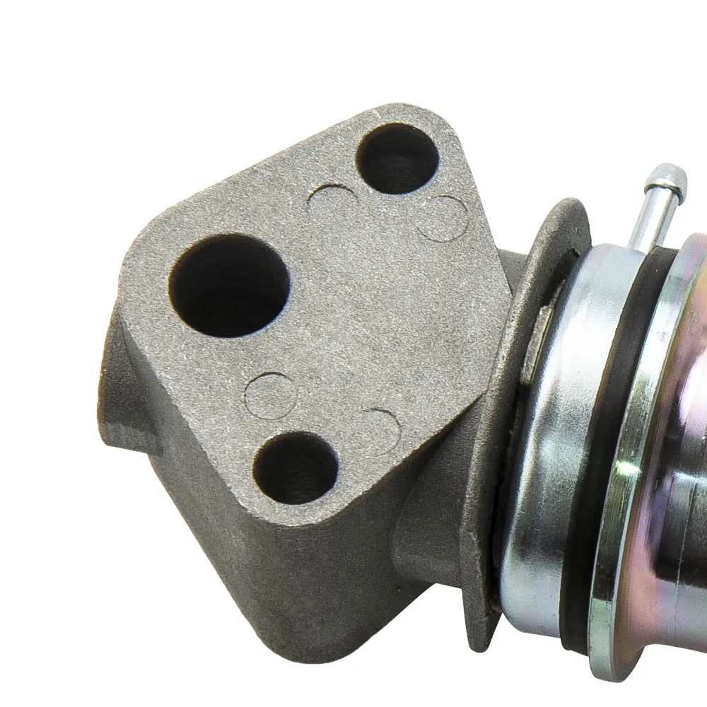 Szary metaliczny siłownik zaworu egr z trzema otworami montażowymi i chromowanym gwintem do 16v for seat