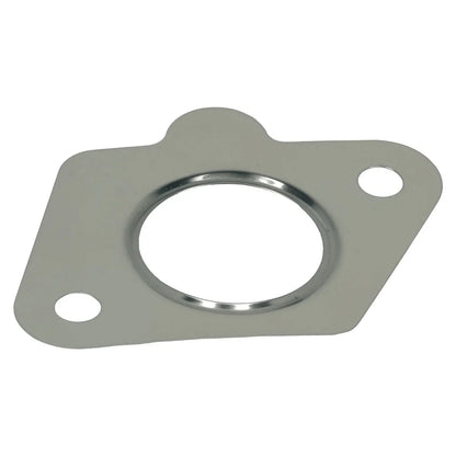Shiny chromowana metalowa uszczelka zaworu egr ford fiesta 1.4 tdci z otworem centralnym i dwoma otworami montażowymi