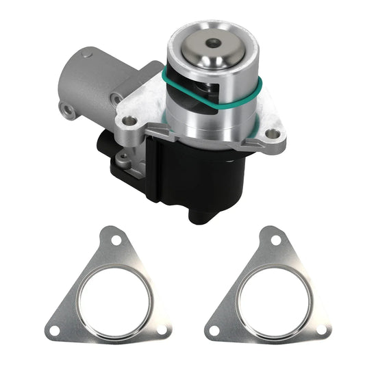 Srebrno-czarna pompa wody z zielonym o-ringiem i metalowymi uszczelkami do egr valve for hyundai d4ha suv