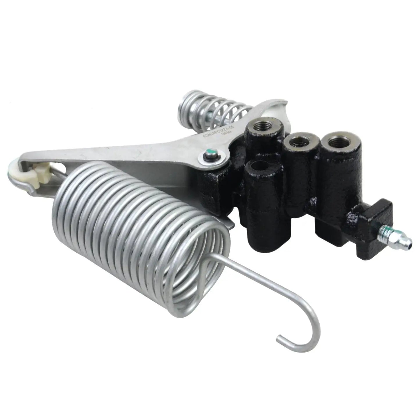 Czarno-srebrny hydrauliczny ściągacz zacisków hamulcowych z mechanizmem sprężynowym do ford ranger er61 mazda bt50