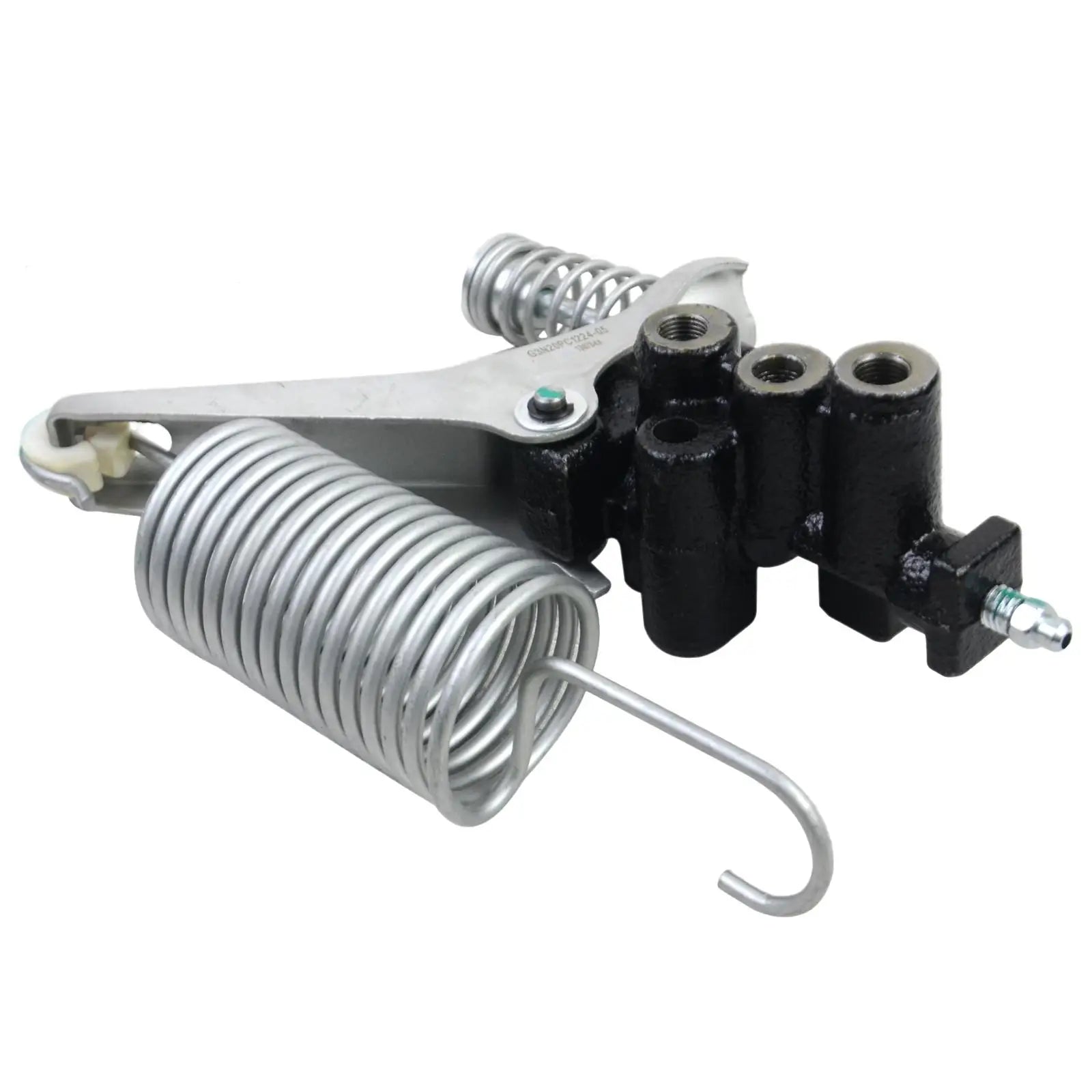 Czarno-srebrny hydrauliczny ściągacz zacisków hamulcowych z mechanizmem sprężynowym do ford ranger er61 mazda bt50
