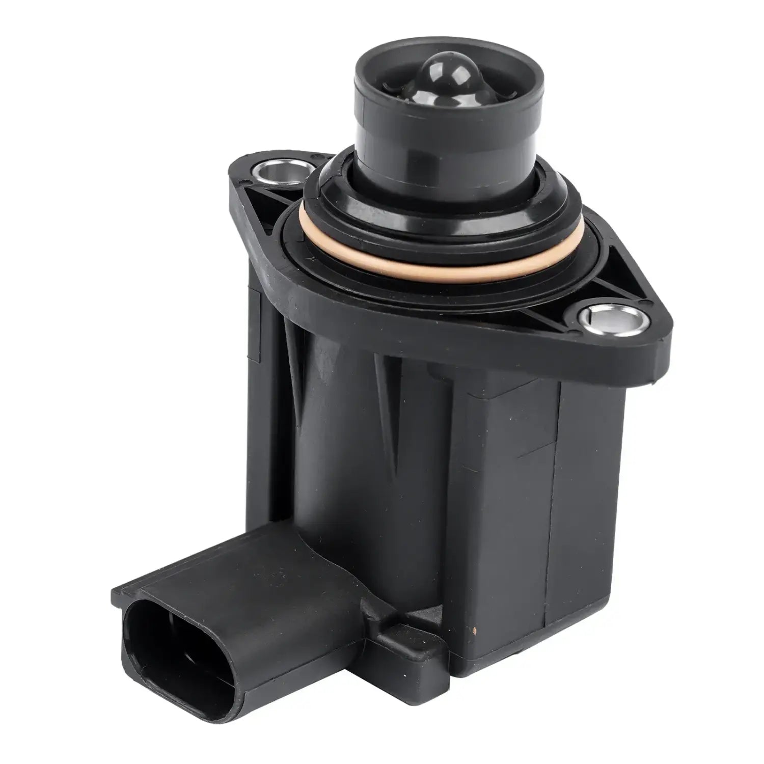 Czarny plastikowy zawór egr ap01 charger z beżową gumową uszczelką i metalowymi gwintami do tsi 4motion