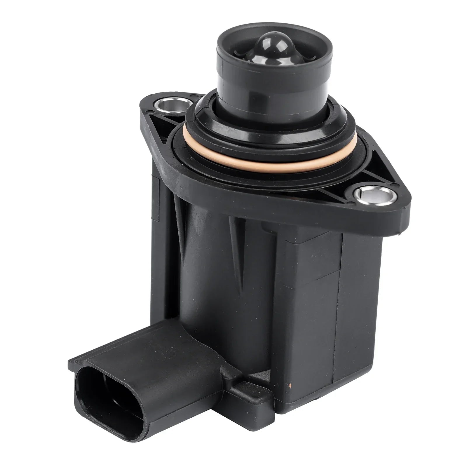 Czarny plastikowy zawór egr ap01 charger z beżową gumową uszczelką i metalowymi gwintami do tsi 4motion