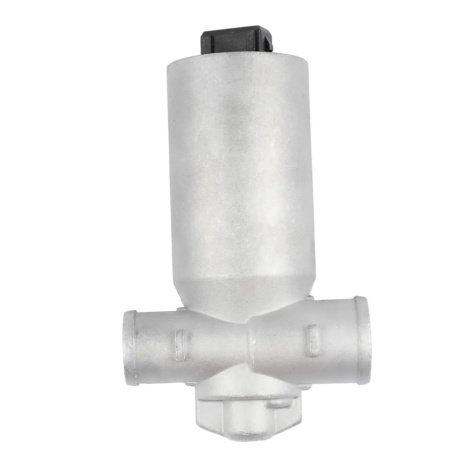 Srebrny cylindryczny zawór regulacji biegu jałowego iacv ap03 z czarną plastikową głowicą do e46 e39 e38