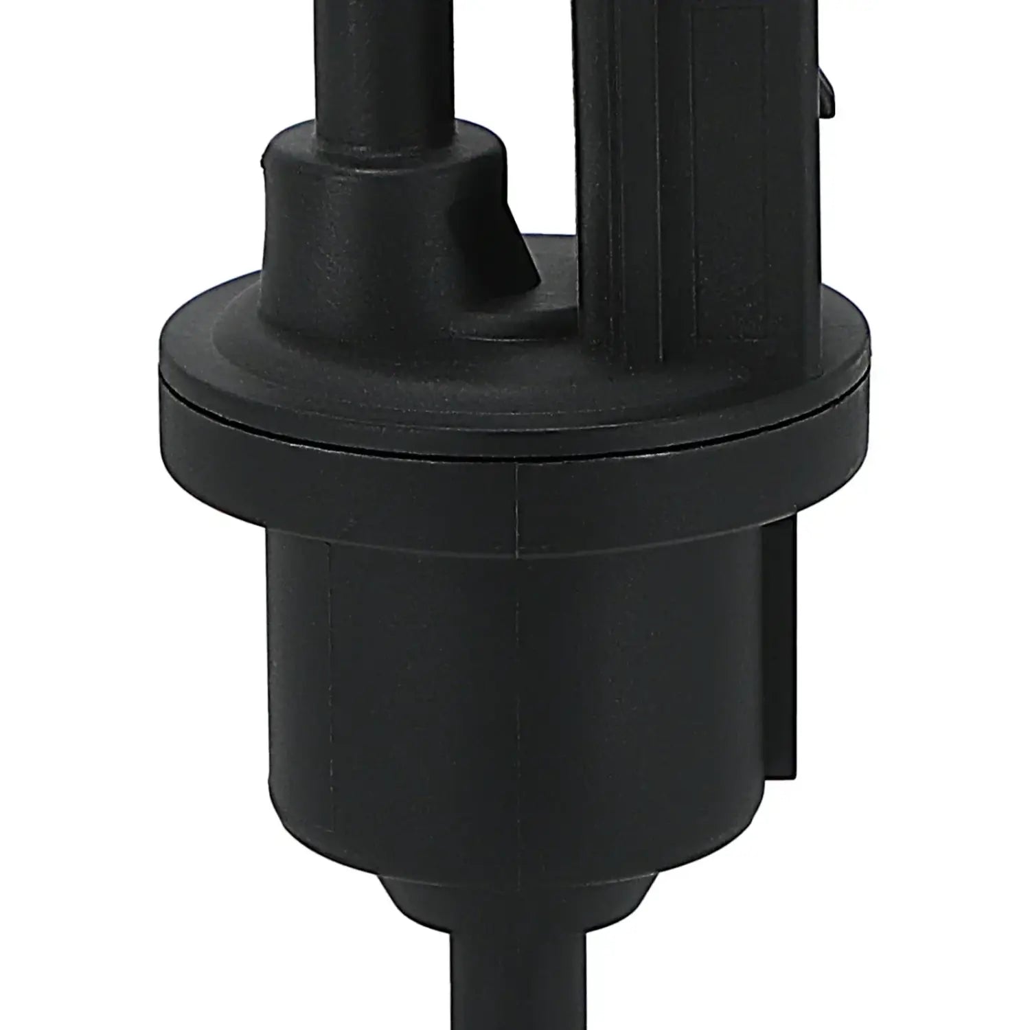 Czarny plastikowy solenoidowy odmy paliwa z cylindrycznym korpusem i zintegrowanym uchwytem do octavia rapid