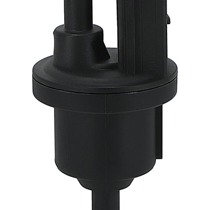 Czarny plastikowy solenoidowy odmy paliwa z cylindrycznym korpusem i zintegrowanym uchwytem do octavia rapid
