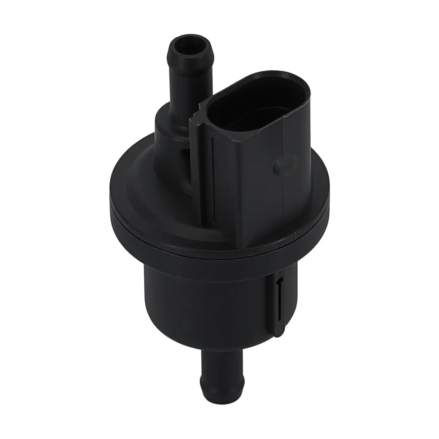 Czarny plastikowy solenoidowy odmy paliwa z dwoma gwintowanymi portami do octavia rapid 6QE906517 0415