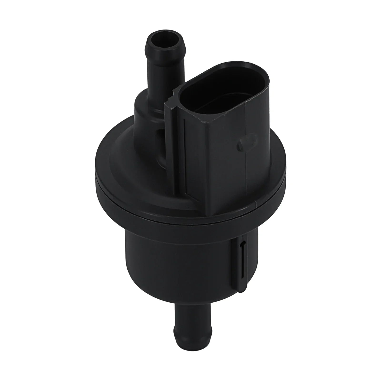 Czarny plastikowy solenoidowy odmy paliwa z dwoma gwintowanymi portami do octavia rapid 6QE906517 0415