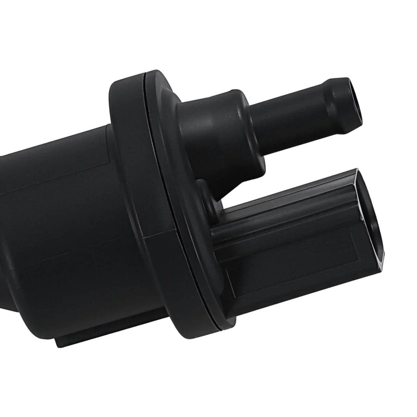 Czarny plastikowy solenoidowy odmy paliwa z dwoma gwintowanymi portami do octavia rapid 6QE906517 0415