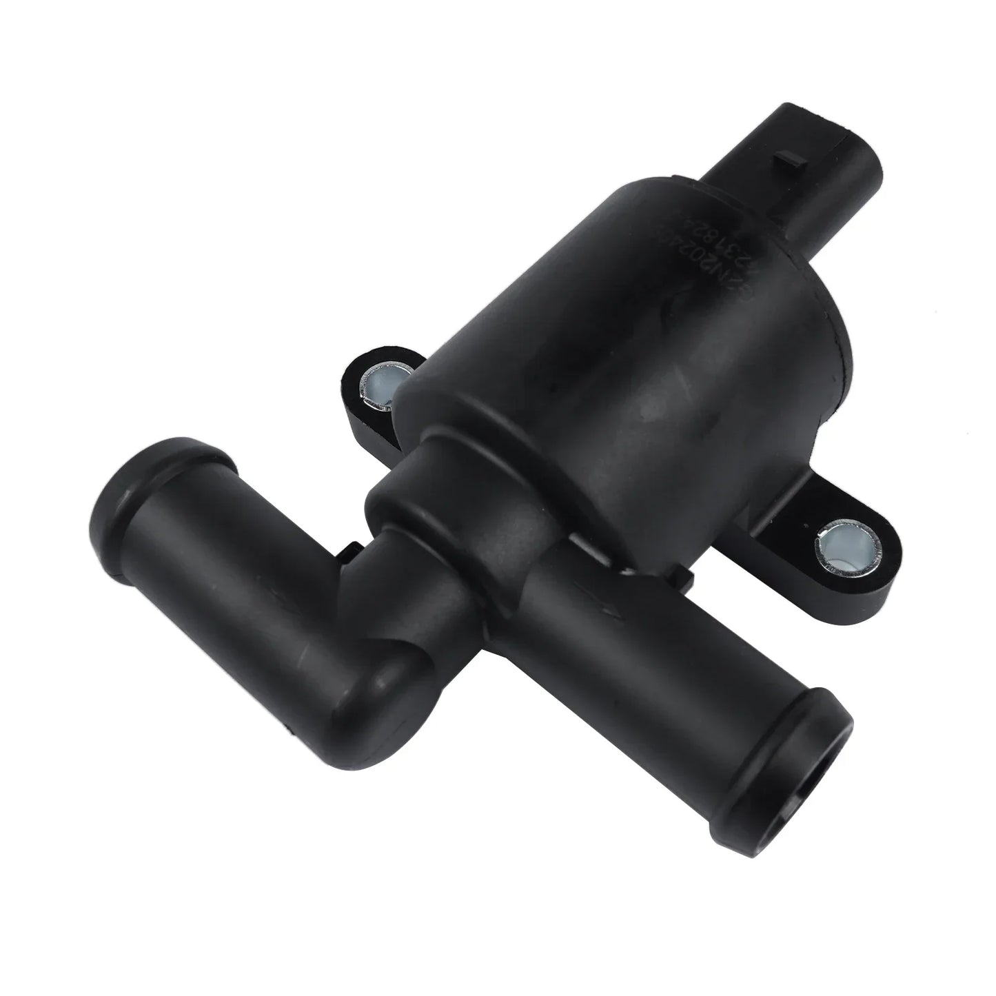 Czarny plastikowy czujnik poziomu płynu chłodzącego z cylindrycznym korpusem i dwoma gwintowanymi portami do ap01 zaworu grzewczego vw polo golf tiguan sharan audi a3 a5 a7 q3 seat skoda