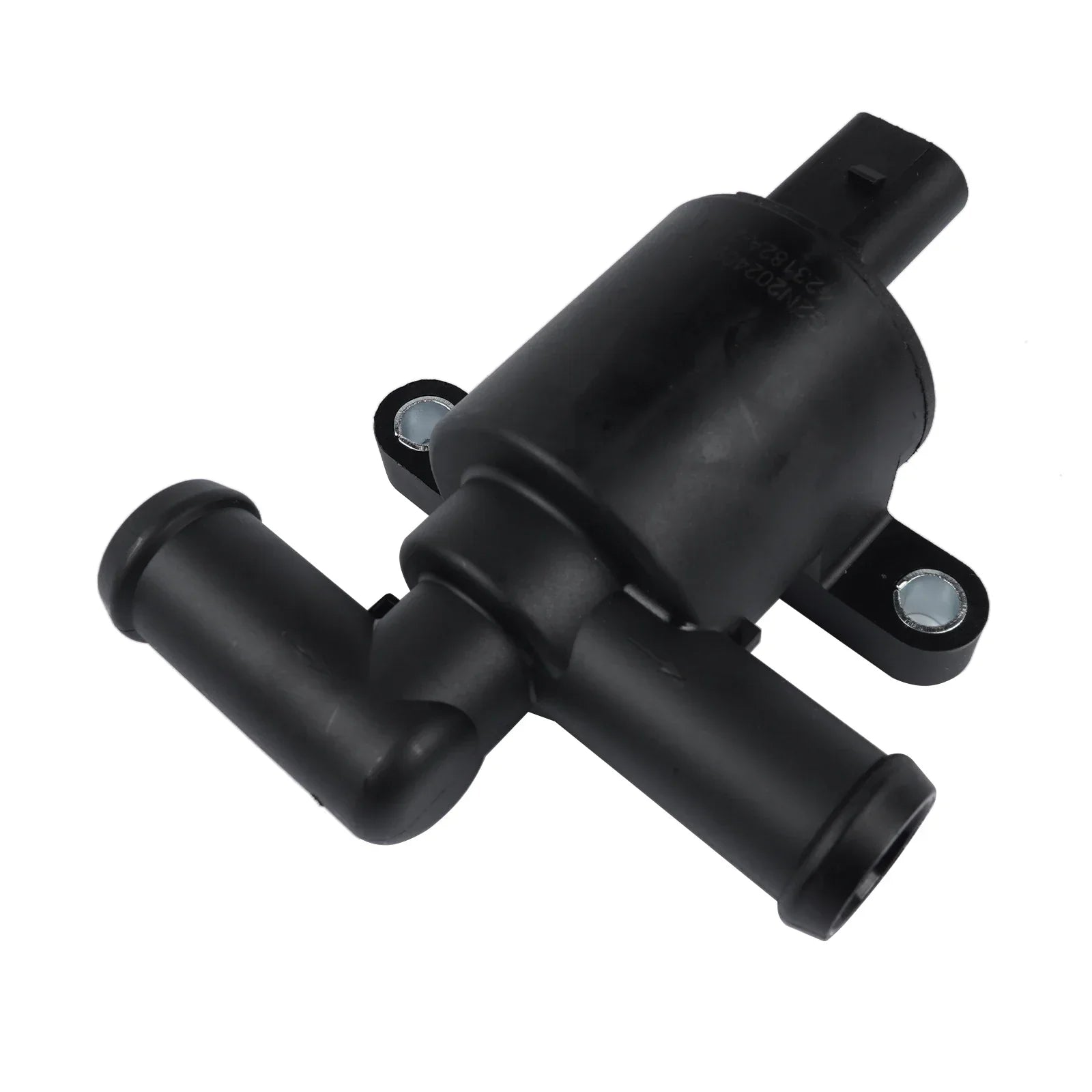 Czarny plastikowy czujnik poziomu płynu chłodzącego z cylindrycznym korpusem i dwoma gwintowanymi portami do ap01 zaworu grzewczego vw polo golf tiguan sharan audi a3 a5 a7 q3 seat skoda