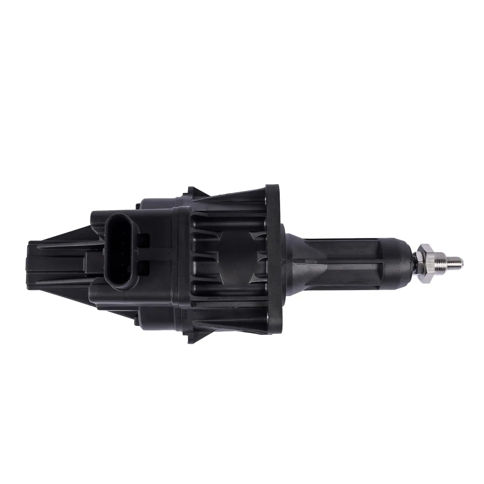 Czarny plastikowy zawór wastegate turbo k6t50878 z metalowym gwintowanym końcem do bmw f20 f21
