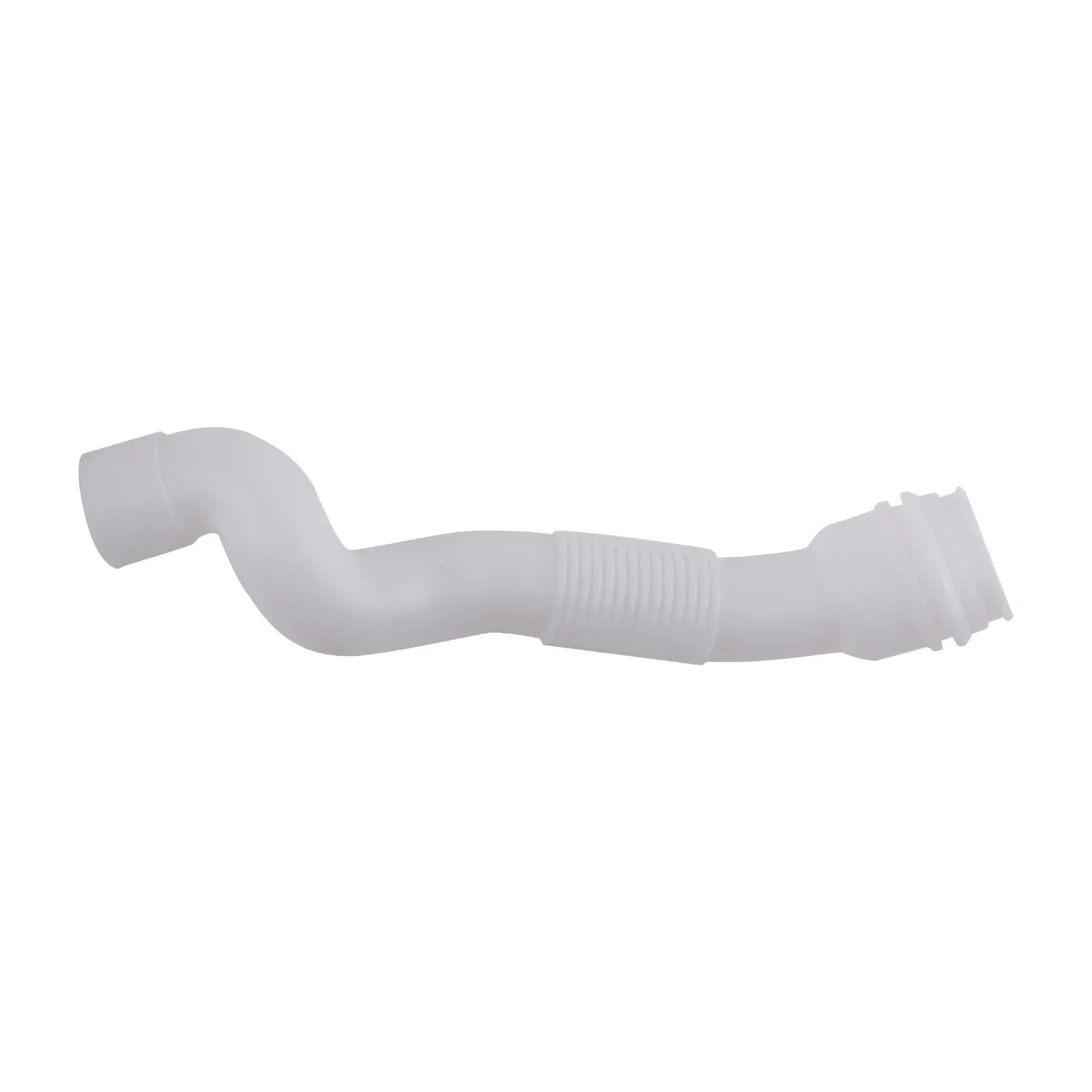Biały plastikowy przewód dolotowy powietrza z żeberkami i gwintowanymi końcami do zbiornika spryskiwaczy mercedes gle 350 400 2016-2018 z czujnikiem poziomu płynu