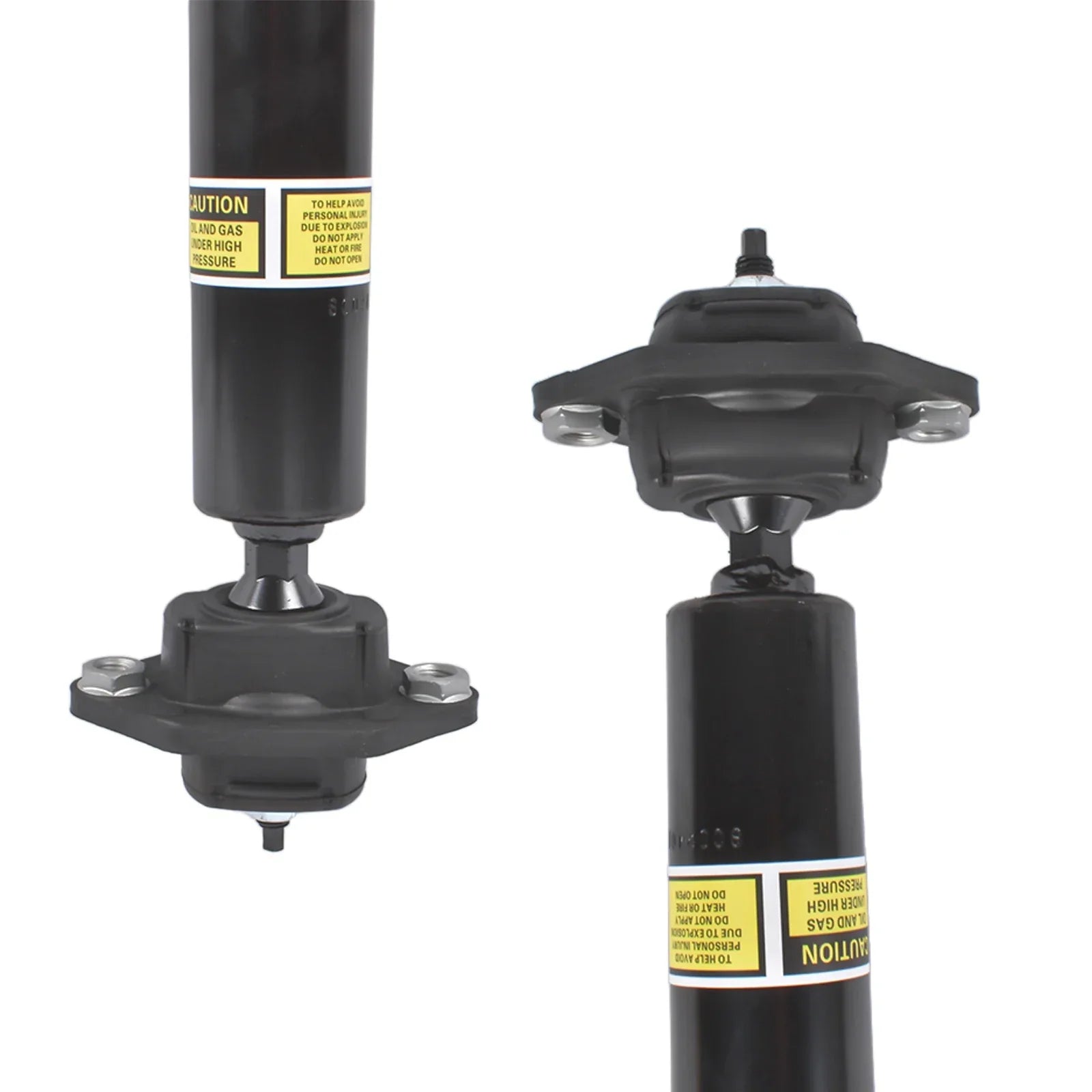 Czarny tylny amortyzator strut z oznaczeniami ostrzegawczymi do bmw 328i xdrive 335i xdrive seria 3 e90 e92