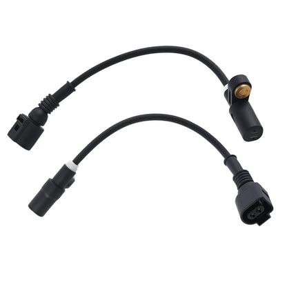 Czarny adapter czujnika prędkości koła abs do skoda octavia z elastycznym kablem i złotym elementem do blokowaniu kół na śliskiej nawierzchni