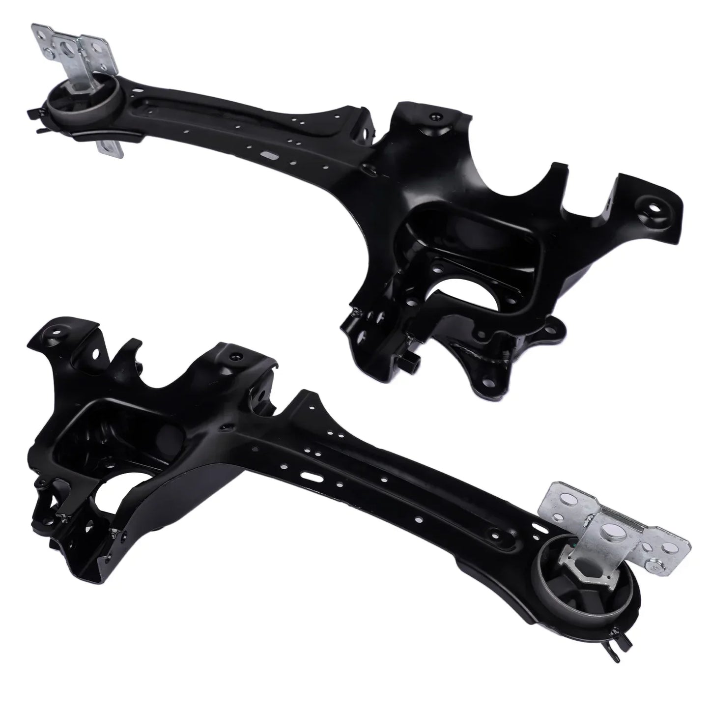 Czarne metalowe tylne wahacze zawieszenia z gumowymi tulejami do ford galaxy zestaw lewy i prawy