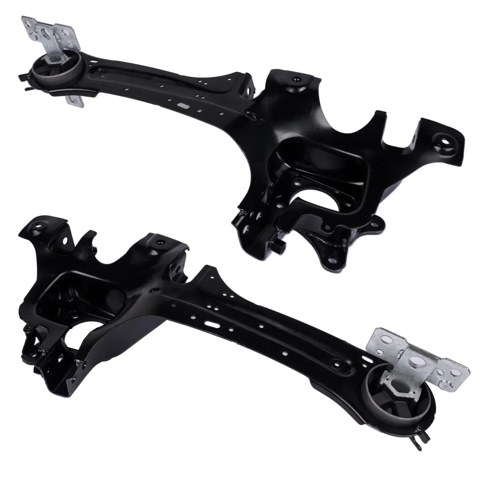 Czarne metalowe tylne wahacze zawieszenia z gumowymi tulejami do ford galaxy zestaw lewy i prawy