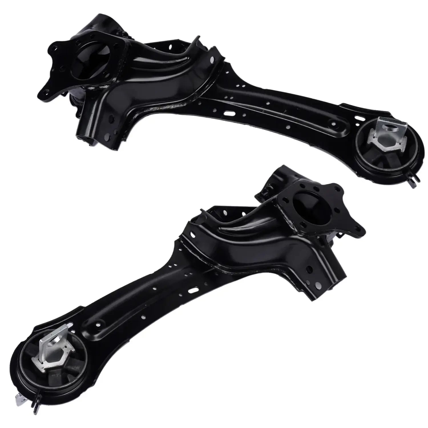 Czarne metalowe wahacze zawieszenia tylnego z gumowymi tulejami do ford galaxy s max 2006 2014 lewy prawy