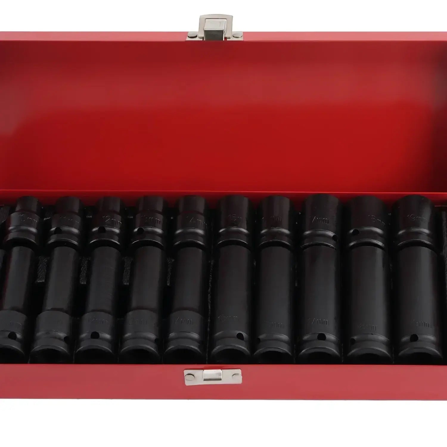 Zestaw 20 głębokich nasadek udarowych 1/2 cala 10–19 mm do kół – zdjęcie produktu