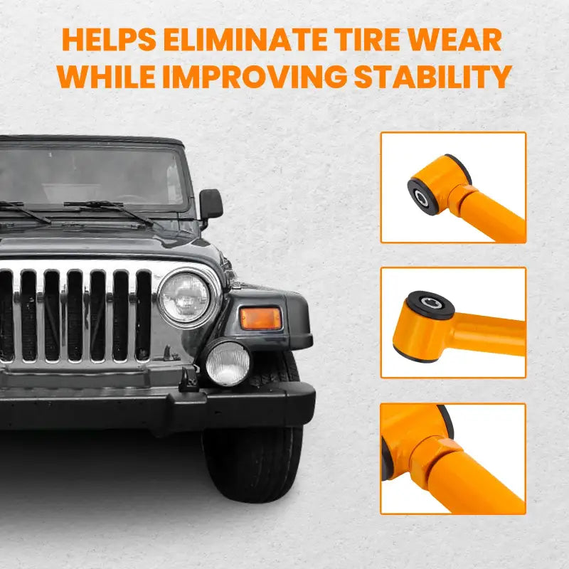 Zestaw 2x Regulowanych Wahaczy Dolnych do Jeep Wrangler TJ 1997-2006