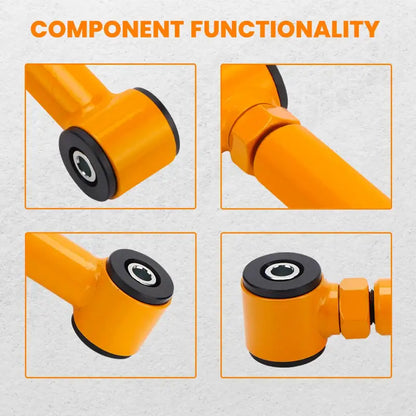 Zestaw 2x Regulowanych Wahaczy Dolnych do Jeep Wrangler TJ 1997-2006