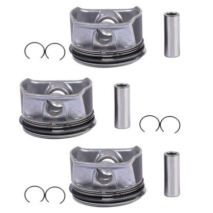 AP01 3x Kolv Och Ring Set För Seat Ibiza III Skoda Fabia VW Fox Polo 1.2 03D107065C