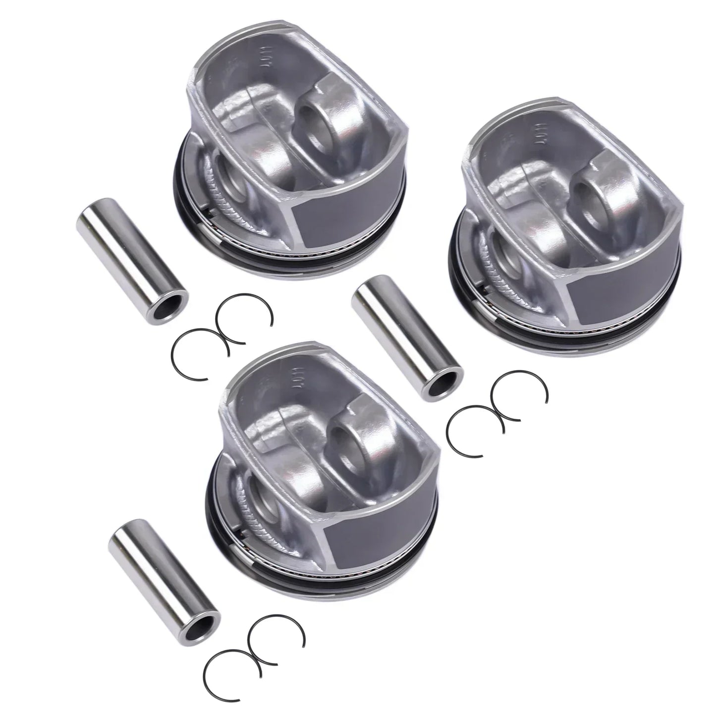 AP01 3x Kolv Och Ring Set För Seat Ibiza III Skoda Fabia VW Fox Polo 1.2 03D107065C