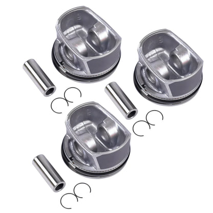AP01 3x Kolv Och Ring Set För Seat Ibiza III Skoda Fabia VW Fox Polo 1.2 03D107065C