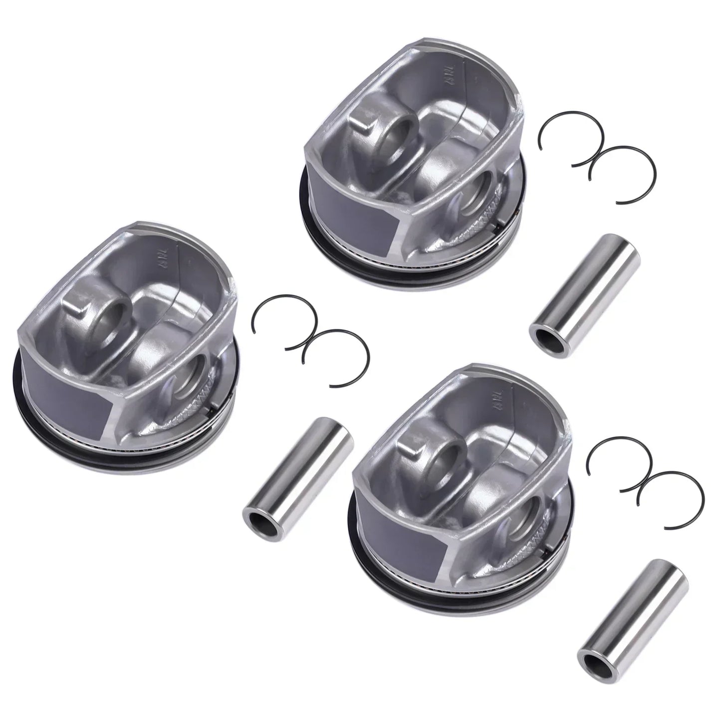 AP01 3x Kolv Och Ring Set För Seat Ibiza III Skoda Fabia VW Fox Polo 1.2 03D107065C