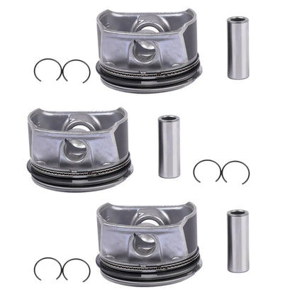 AP01 3x jeu de pistons et d'anneaux pour Seat Ibiza III Skoda Fabia VW Fox Polo 1.2 03D107065C