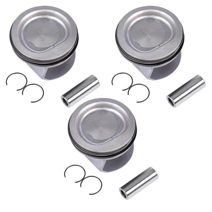 AP01 3x jeu de pistons et d'anneaux pour Seat Ibiza III Skoda Fabia VW Fox Polo 1.2 03D107065C