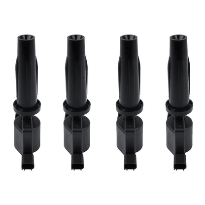 Czarny plastikowy zestaw cewek zapłonowych ap03 4 szt do ford c-max 1.8 2.0 ethanol petrol syda ford