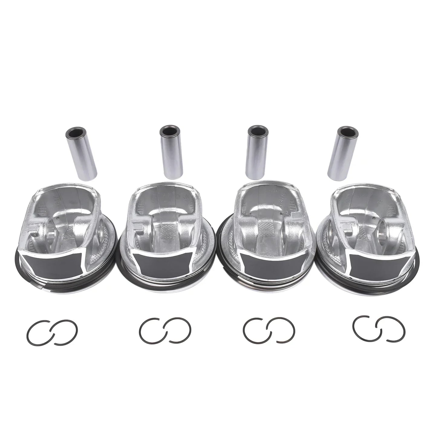 AP01 4st Kolvar Kit För Audi A1 VW Golf Passat Eos Polo Bettle Seat Skoda 1.4 TSI