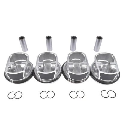 AP01 4st Kolvar Kit För Audi A1 VW Golf Passat Eos Polo Bettle Seat Skoda 1.4 TSI