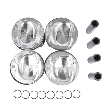 AP01 4st Kolvar Kit För Audi A1 VW Golf Passat Eos Polo Bettle Seat Skoda 1.4 TSI