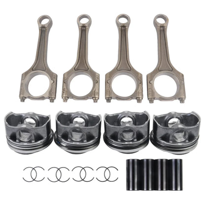 AP01 4x Kolben 4x Pleuel Ø 23mm Für VW Passat Audi A4 A3 TT Skoda Seat 1.8 TSI