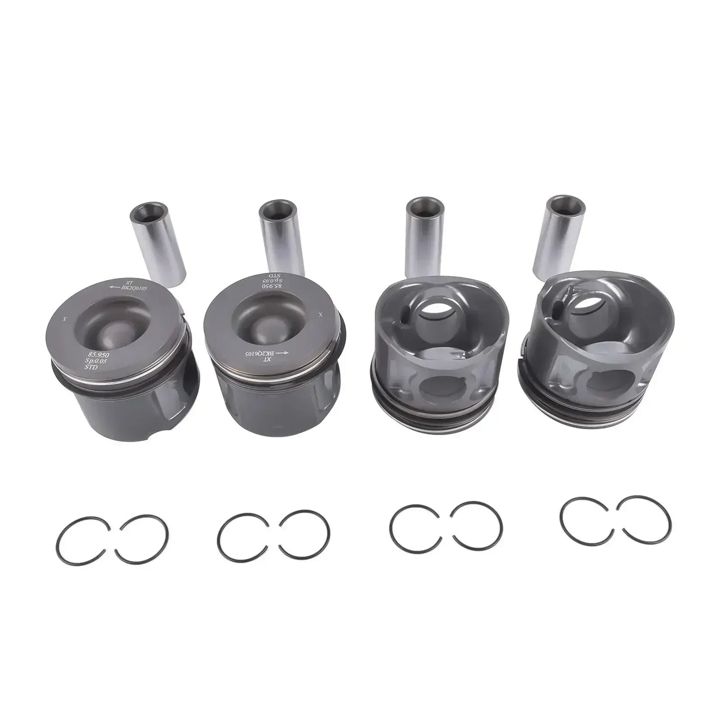 AP03 4 stempler med ringe til Citroen Peugeot Fiat Ford 2.2 TDCi 86 Mm