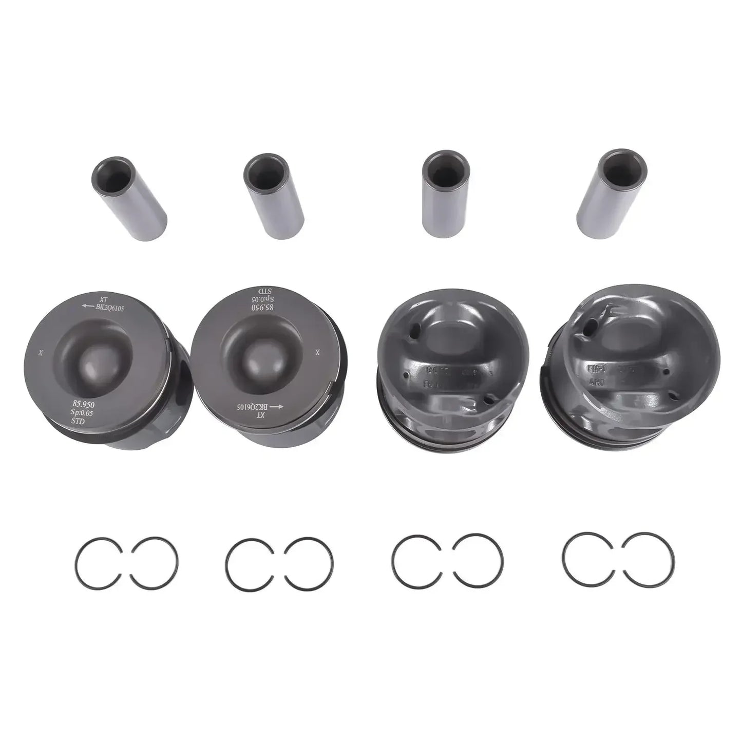 AP03 4 stempler med ringe til Citroen Peugeot Fiat Ford 2.2 TDCi 86 Mm