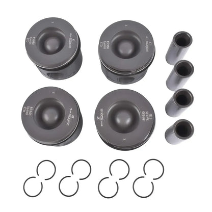 AP03 4 stempler med ringe til Citroen Peugeot Fiat Ford 2.2 TDCi 86 Mm