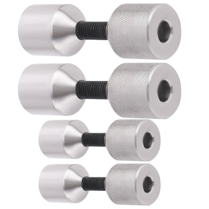 Set di 4 mandrini per l'allineamento delle flange dei tubi da 1-1/8 e 1-5/8 pollici