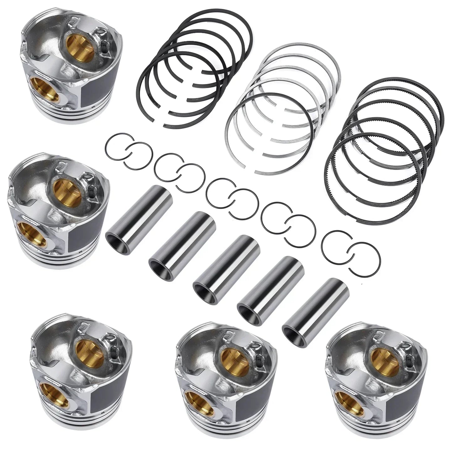 AP01 5X Stempel & ring Til 03-09 VW Touareg Multivan Transporter T5 2,5 TDI AXD BLJ