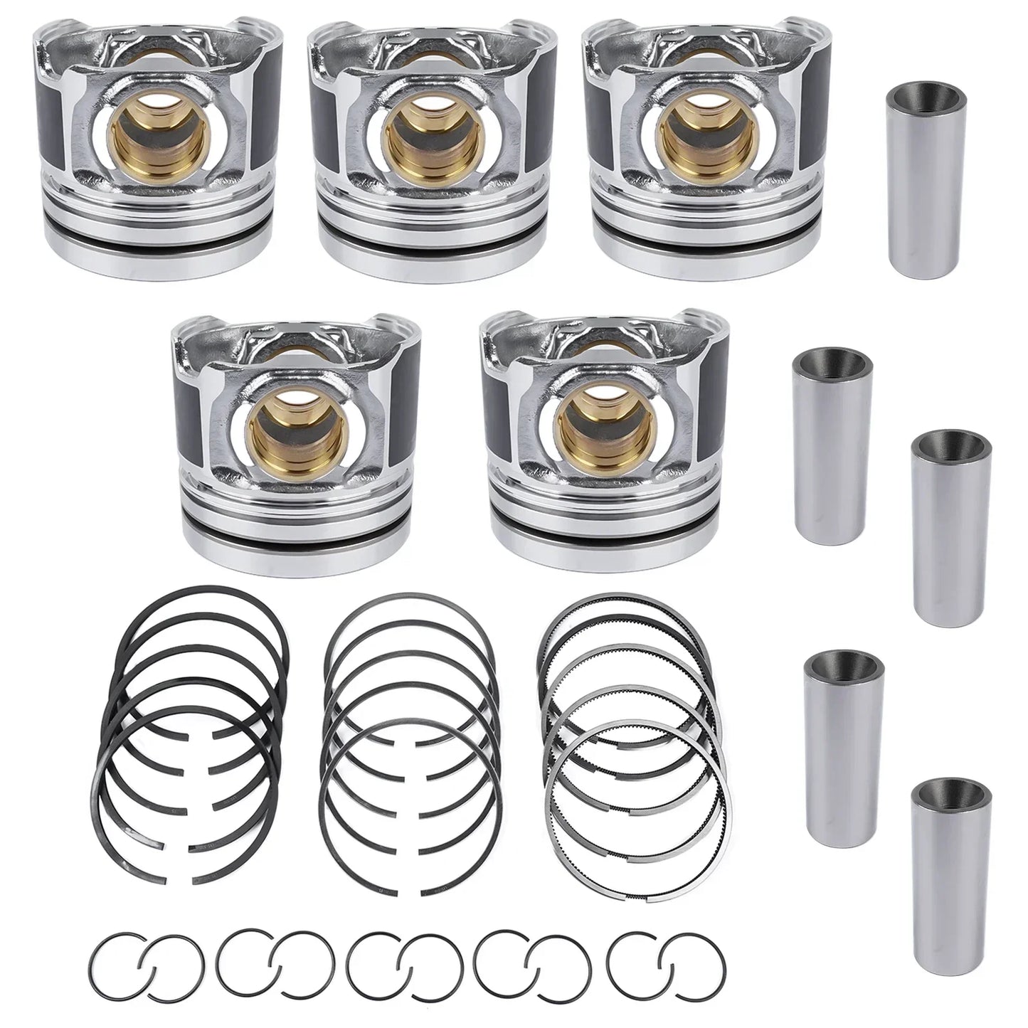 AP01 5X Stempel & ring Til 03-09 VW Touareg Multivan Transporter T5 2,5 TDI AXD BLJ