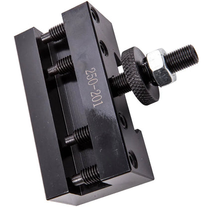 Juego de 5 soportes para postes de torno BXA 250-201 para cuchillas de 1/4-5/8 pulgadas