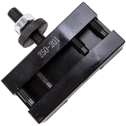 Juego de 5 soportes para postes de torno BXA 250-201 para cuchillas de 1/4-5/8 pulgadas
