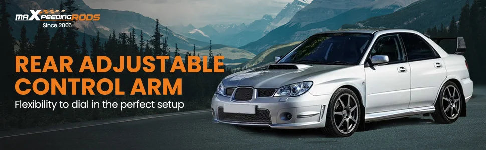 Zestaw 6 regulowanych wahaczy tylnych Subaru Impreza WRX STI 1993–2007