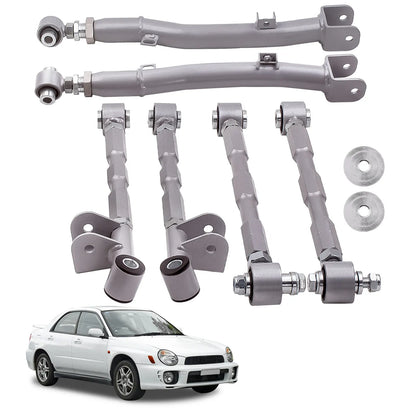 Zestaw 6 regulowanych wahaczy tylnych Subaru Impreza WRX STI 1993–2007