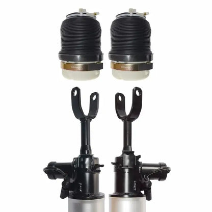 Zestaw Amortyzatorów Powietrznych Przód Tył Audi A6 S6 C6 4F 4F0616005 4F0616039AA 4F0616001J